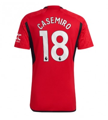 Manchester United Casemiro #18 Hjemmedrakt 2023-24 Kortermet
